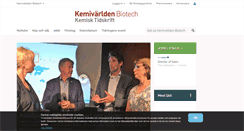 Desktop Screenshot of kemivarldenbiotech.se