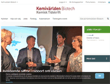 Tablet Screenshot of kemivarldenbiotech.se